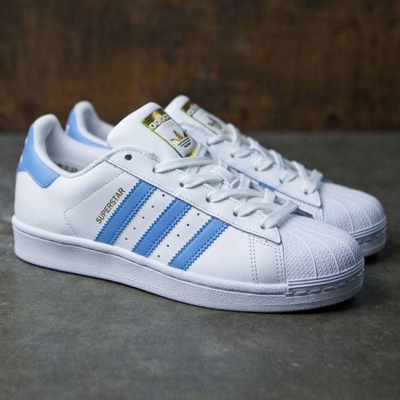 blue metallic superstars